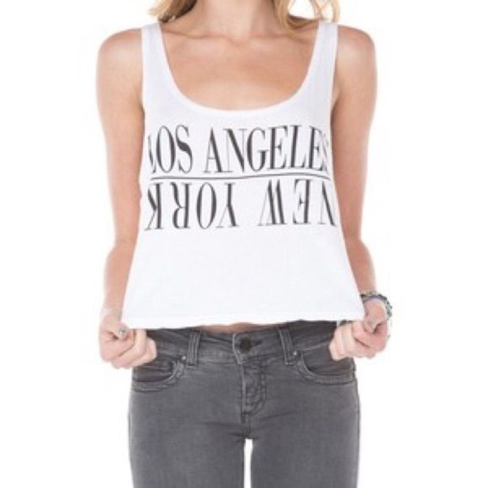 New York/Los Angeles tank top